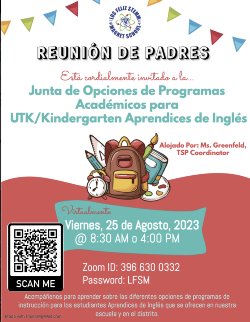 Options Meeting Flyer Spanish